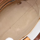 LOUIS VUITTON Monogram Vernis Reade PM Hand Bag Beige M91334 LV Auth BA3837-16