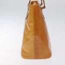 LOUIS VUITTON Monogram Vernis Houston Hand Bag Beige M91004 LV Auth BA3839-3