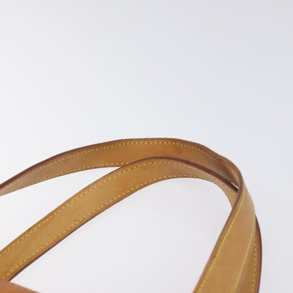 LOUIS VUITTON Monogram Vernis Houston Hand Bag Beige M91004 LV Auth BA3839