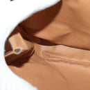 CELINE Macadam Canvas Shoulder Bag PVC Leather Brown Gold Auth BA3852-20