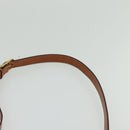 CELINE Macadam Canvas Shoulder Bag PVC Leather Brown Gold Auth BA3852-8
