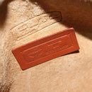 MCM Logogram Vicetos Shoulder Bag PVC Leather Brown Gold Auth BA3856-10