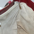 BURBERRY Nova Check Tote Bag PVC Beige Silver Auth BA3864-19