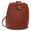 LOUIS VUITTON Epi Cluny Shoulder Bag Brown M52253 LV Auth BA3869-1