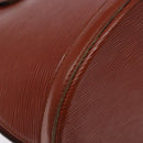 LOUIS VUITTON Epi Cluny Shoulder Bag Brown M52253 LV Auth BA3869-14