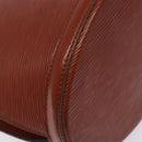 LOUIS VUITTON Epi Cluny Shoulder Bag Brown M52253 LV Auth BA3869-16