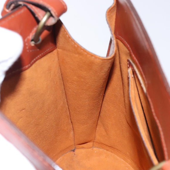 LOUIS VUITTON Epi Cluny Shoulder Bag Brown M52253 LV Auth BA3869