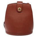 LOUIS VUITTON Epi Cluny Shoulder Bag Brown M52253 LV Auth BA3869-13