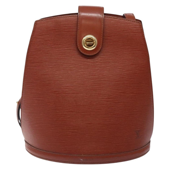 LOUIS VUITTON Epi Cluny Shoulder Bag Brown M52253 LV Auth BA3869