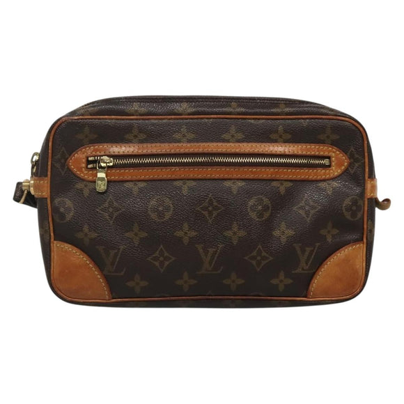 LOUIS VUITTON Monogram Marly Dragonne GM Clutch Bag M51825 LV Auth BA3872