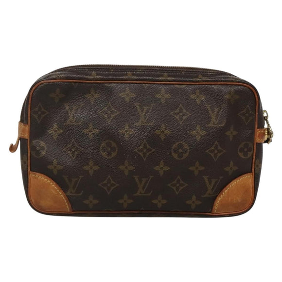 LOUIS VUITTON Monogram Marly Dragonne GM Clutch Bag M51825 LV Auth BA3872