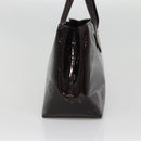 LOUIS VUITTON Monogram Vernis Wilshire PM Hand Bag Amarante M93641 Auth BA3874-3