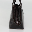 LOUIS VUITTON Monogram Vernis Wilshire PM Hand Bag Amarante M93641 Auth BA3874-4