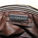 BURBERRY Nova Check Shoulder Bag PVC Beige Auth BA3875-18