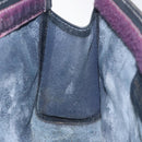 GUCCI GG Supreme Sherry Line Clutch Bag PVC Navy 37 014 2125 Auth BA3876-15