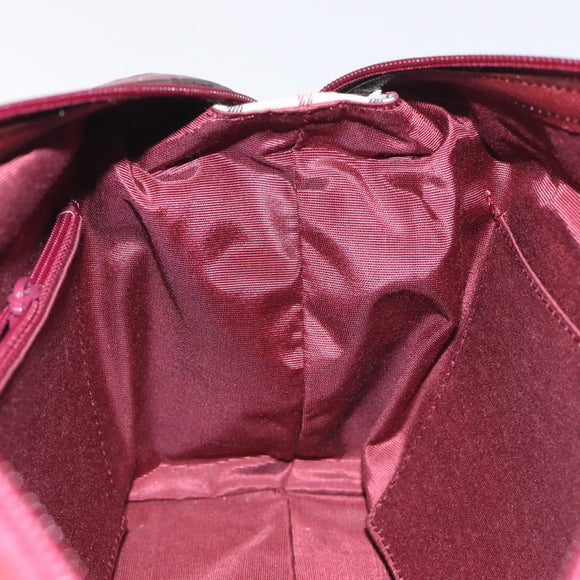 BURBERRY Nova Check Shoulder Bag Canvas Beige Gold Auth BA3879