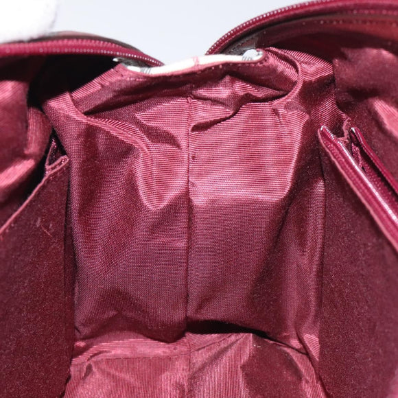 BURBERRY Nova Check Shoulder Bag Canvas Beige Gold Auth BA3879