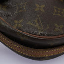 LOUIS VUITTON Monogram Jeune Fille PM Shoulder Bag M51227 LV Auth BA388-14