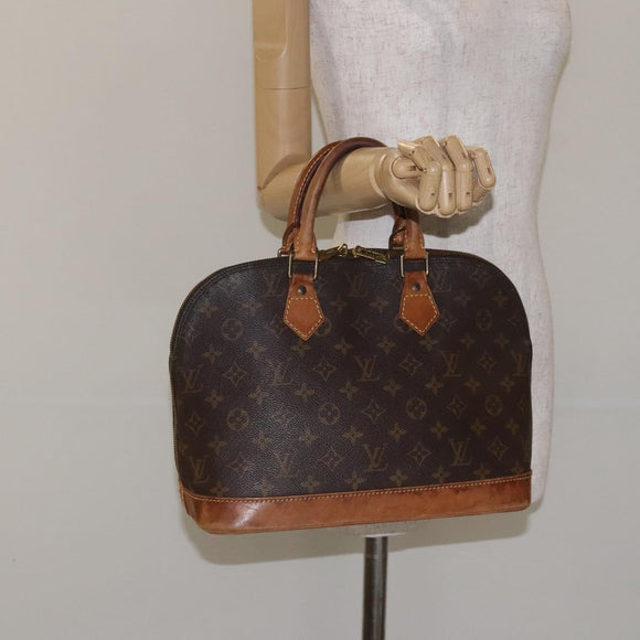 LOUIS VUITTON Monogram Alma Hand Bag M51130 LV Auth BA3881