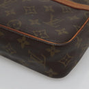 LOUIS VUITTON Monogram Compiegne 23 Clutch Bag M51847 LV Auth BA3882-7