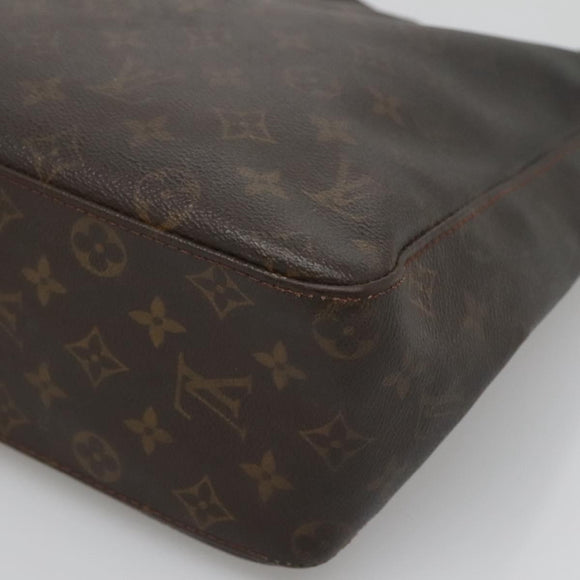 LOUIS VUITTON Monogram Looping GM Shoulder Bag M51145 LV Auth BA3890