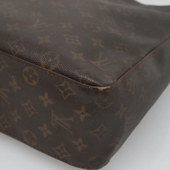 LOUIS VUITTON Monogram Looping GM Shoulder Bag M51145 LV Auth BA3890