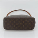 LOUIS VUITTON Monogram Looping GM Shoulder Bag M51145 LV Auth BA3890-5