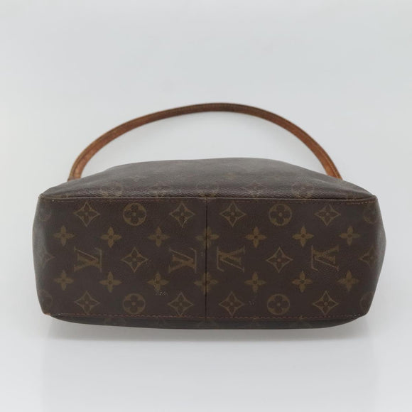 LOUIS VUITTON Monogram Looping GM Shoulder Bag M51145 LV Auth BA3890