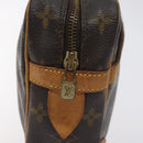 LOUIS VUITTON Monogram Compiegne 28 Clutch Bag M51845 LV Auth BA3891-8