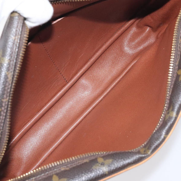 LOUIS VUITTON Monogram Compiegne 28 Clutch Bag M51845 LV Auth BA3891