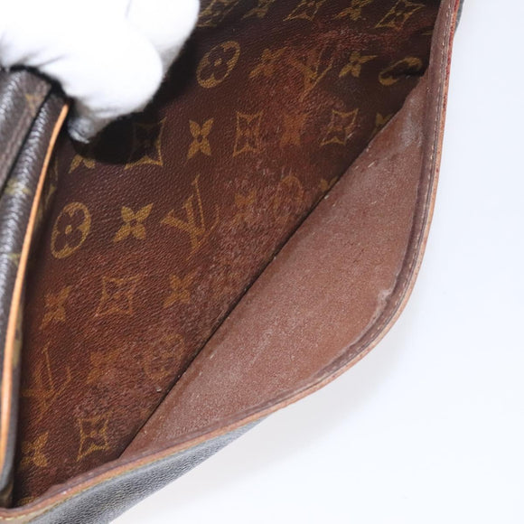 LOUIS VUITTON Monogram Compiegne 28 Clutch Bag M51845 LV Auth BA3891