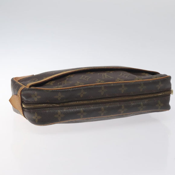 LOUIS VUITTON Monogram Compiegne 28 Clutch Bag M51845 LV Auth BA3891