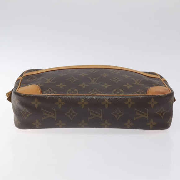 LOUIS VUITTON Monogram Compiegne 28 Clutch Bag M51845 LV Auth BA3891