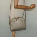 Christian Dior Honeycomb Canvas Shoulder Bag PVC Beige Auth BA3904-19