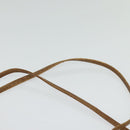 Christian Dior Honeycomb Canvas Shoulder Bag PVC Beige Auth BA3904-8