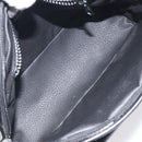 CELINE Hand Bag Leather Black Gold Auth BA3907-11