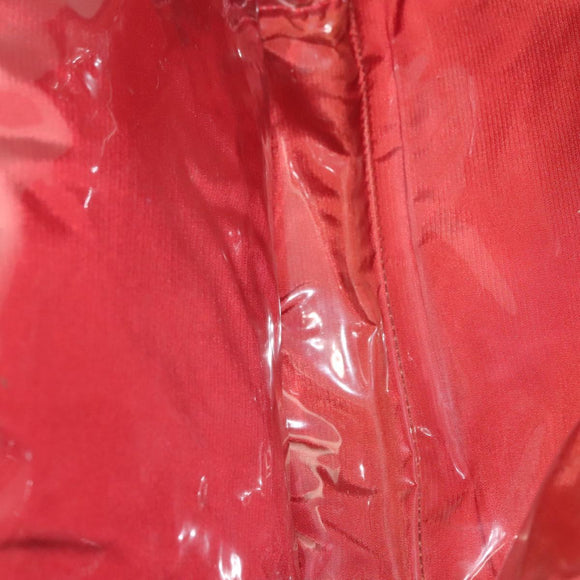 CHANEL Travel Line Hand Bag Nylon Black Silver CC Auth BA3909