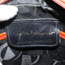 Salvatore Ferragamo Vala Shoulder Bag Patent leather Red Gold Auth BA3910-12