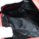 Salvatore Ferragamo Vala Shoulder Bag Patent leather Red Gold Auth BA3910-18