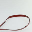 Salvatore Ferragamo Vala Shoulder Bag Patent leather Red Gold Auth BA3910-8