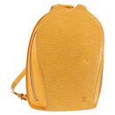 LOUIS VUITTON Epi Mabillon Backpack Yellow M52239 LV Auth BA3913-1