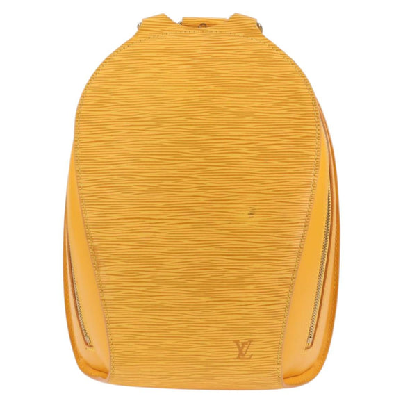 LOUIS VUITTON Epi Mabillon Backpack Yellow M52239 LV Auth BA3913