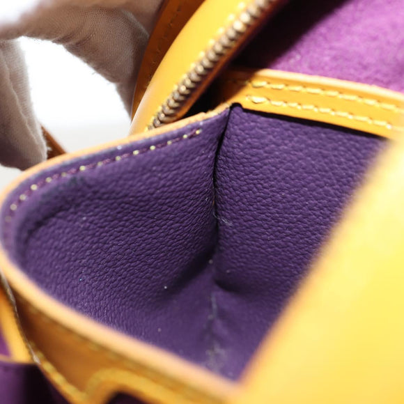 LOUIS VUITTON Epi Mabillon Backpack Yellow M52239 LV Auth BA3913