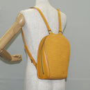 LOUIS VUITTON Epi Mabillon Backpack Yellow M52239 LV Auth BA3913-26