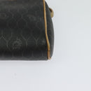 Christian Dior Honeycomb Canvas Shoulder Bag PVC Black Auth BA3916-9
