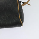 Christian Dior Honeycomb Canvas Shoulder Bag PVC Black Auth BA3916-16