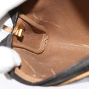 Christian Dior Honeycomb Canvas Shoulder Bag PVC Black Auth BA3916-12