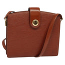 LOUIS VUITTON Epi Capuchin Shoulder Bag Brown M52343 LV Auth BA3920-1