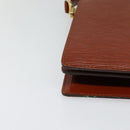 LOUIS VUITTON Epi Capuchin Shoulder Bag Brown M52343 LV Auth BA3920-14