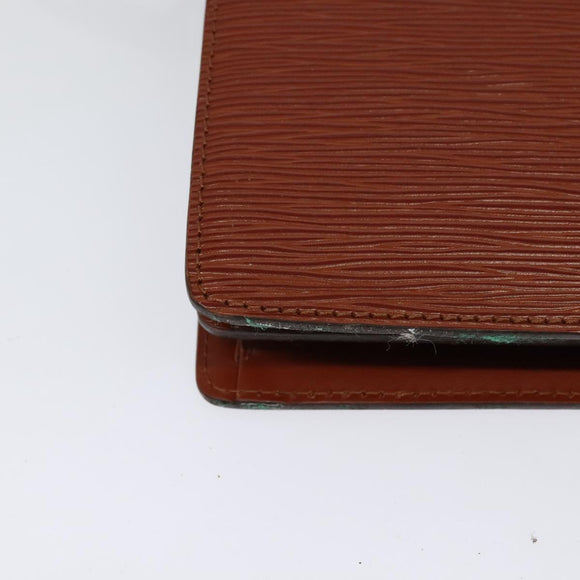 LOUIS VUITTON Epi Capuchin Shoulder Bag Brown M52343 LV Auth BA3920